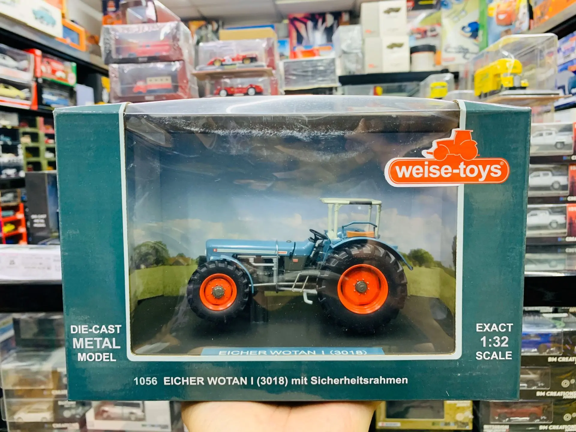 Weise-toys 1056 Eicher Wotan 3018 Mit Sicherheitsrahmen 1:32 Scale DieCast Tractor