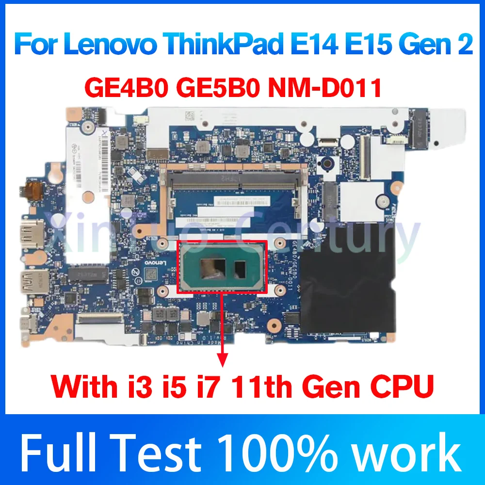 Материнская плата StoneTaskin NM-D011 5B21K59810 для ноутбука Lenovo Thinkpad E14 Gen 2