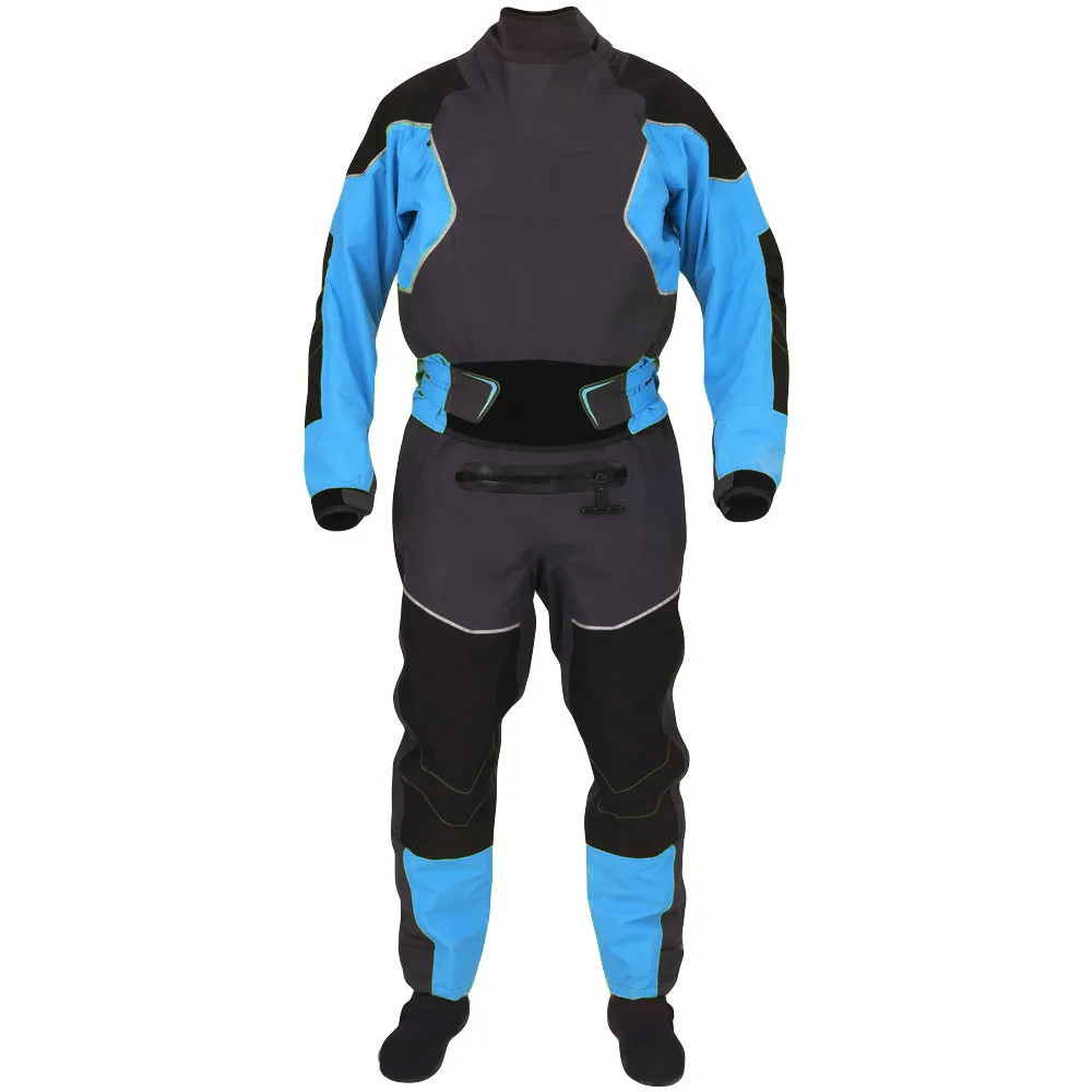 

Kayak Drysuit for Men, Latex Cuff and Splash Collar, Ocean River Paddling, Kayaking Surfing Suits, MD36
