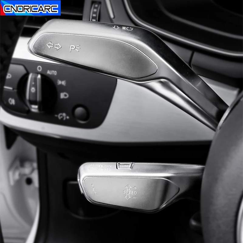 

Car Wiper Lever Steering Rod Cover Decoration For Audi A3 A4 A5 A6 A7 Q5 Q2 Q3 2019+ ABS Interior Accessories