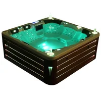 Hot Sale 6 Person Outdoor Hot Tub Air Jetted Massage Bathtub Deep Soaking Spa Tub For Garden 1