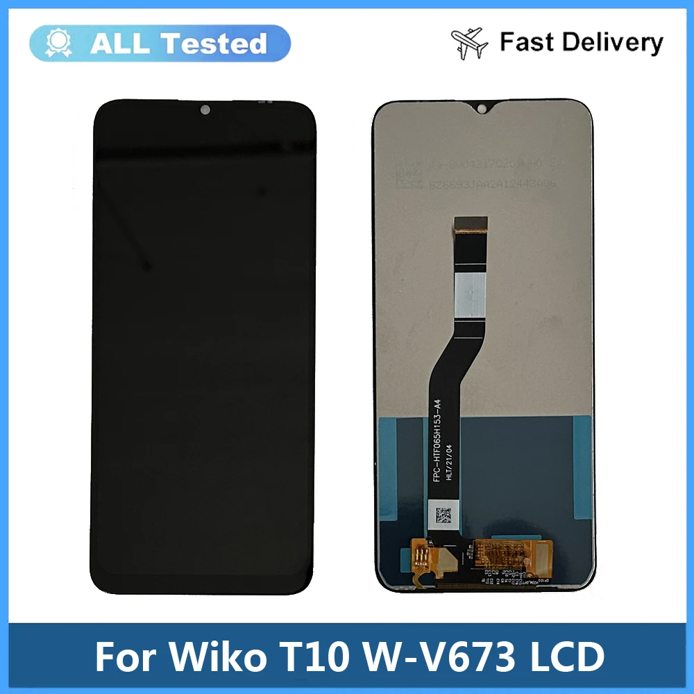 Per Wiko T10 W-V673 Display Lcd Touch Screen Panel Digitizer Sensor Glass Assembly Per Wiko T10 W-V673-02 Parti Di Ricambio