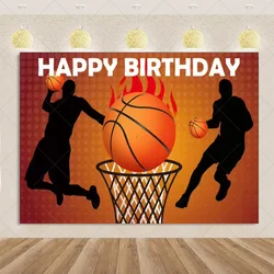 Basketball - Themed Birthday Party Backdrop & Photo Prop Banner - 180x120cm (Qmy249 - 9)