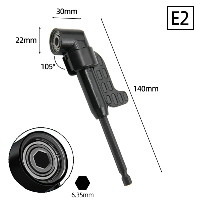 Adjustable Magnetic Ratchet Screwdriver with Bending Drill Adapter