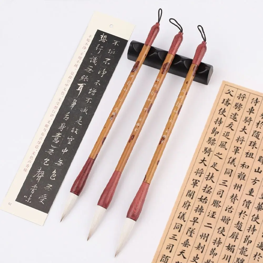 

Oil Watercolor Chinese Calligraphy Brush Goat's hair Traditional Scriptures Writing Brush High-end Oil Painting Art Paint Brush