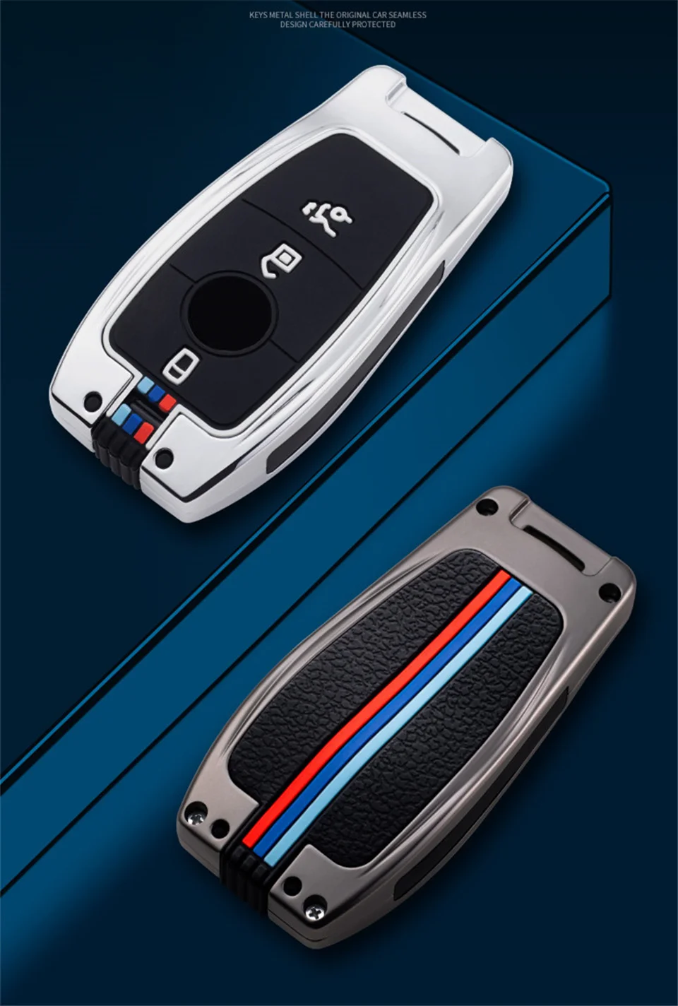 Portachiavi in lega di zinco per auto portachiavi per Mercedes Benz A C E classe S W221 W177 W205 W213 accessori per auto-Styling - Sccd8192a7a9d4cbeb38e0a478115053f5