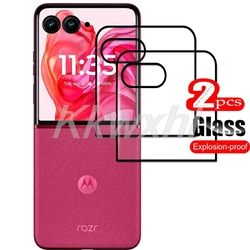 Premium 2 - Pack 3D Curved Edge Tempered Glass Screen Protector Film - Tempered glass (Razr 50 Ultra)