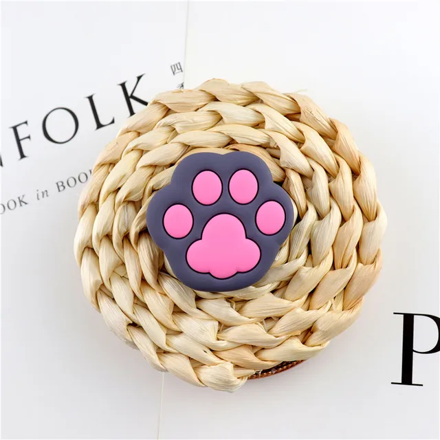 Cute Cat Cartoon Mobile Phone Holder Universal Colorful Mobile Phone Accessorie  Stand Holder Expanding Phones Holder Grip 3