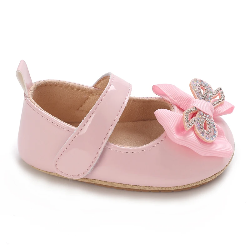 Baby Mädchen Lauflernschuhe 0-18 Monate Frühling Herbst Prinzessin Schuhe PU Weiche Sohle Mode Geschenk – Detail 20