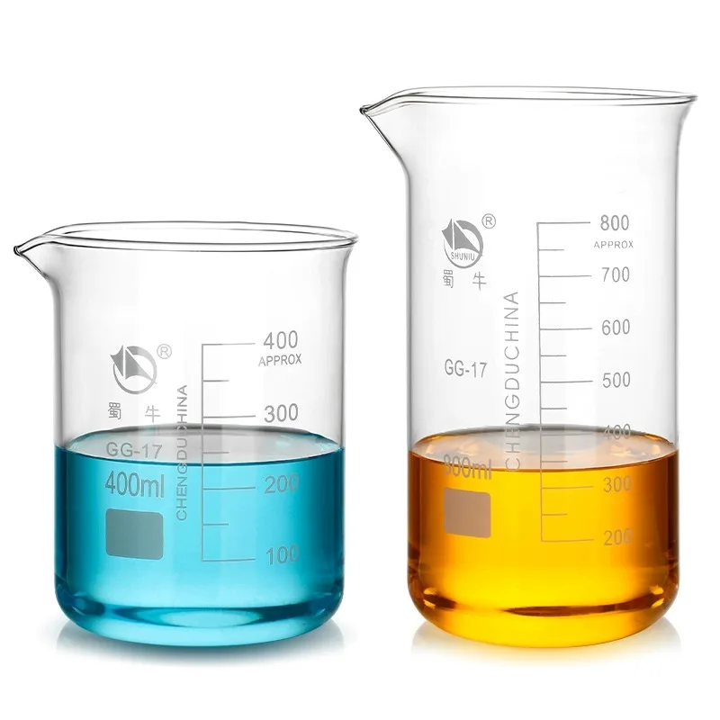 Lab Borosilicate Glass Beaker 250 500 1000 2000 3000 5000mL Chemical Experiment Laboratory Equipment