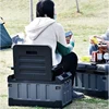 Car Trunk Box Toolbox Extra Large Car Seat Storage Case Folding Outdoor Organizer Plastic With Waterpoof Bag With waterproof bag 5