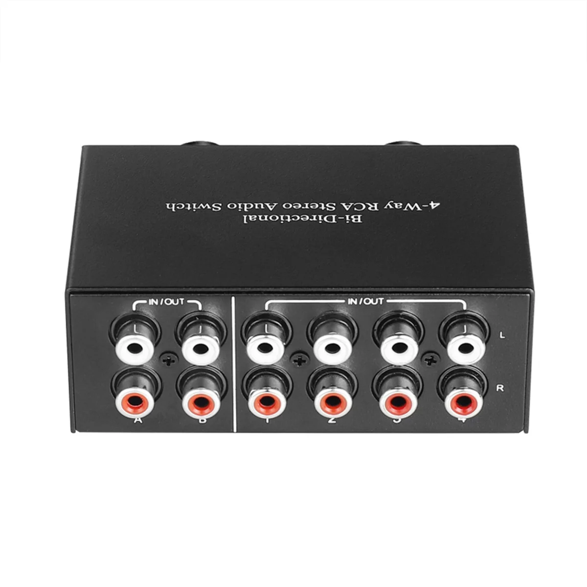 Switch Audio Stereo Rca Bidirezionale A 4 Vie 2 In 4 Out O 4 In 2 Out L/R Jack Sound Channel Rca Audio Switcher Selector