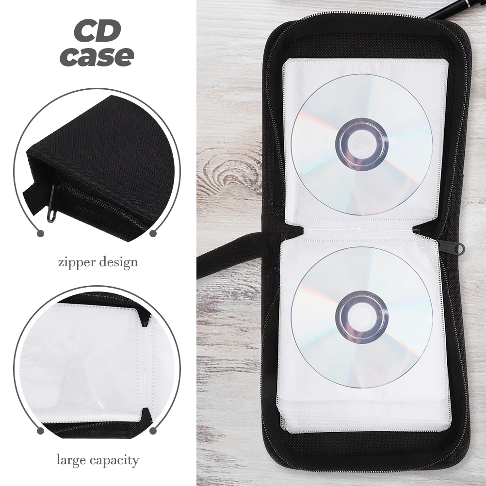 거치대 휴대용 지갑 보관 정리함 하드 플라스틱 보호 보관 거치대, Cd 거치대 40 용량, 2 개