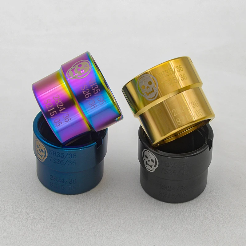 Seiko NH35 NH36 Movement Holder Support Base fit NH35 NH36 7S26 7S36 8215 8205 2824 2836 4R Movement Double-Head Repair Tools
