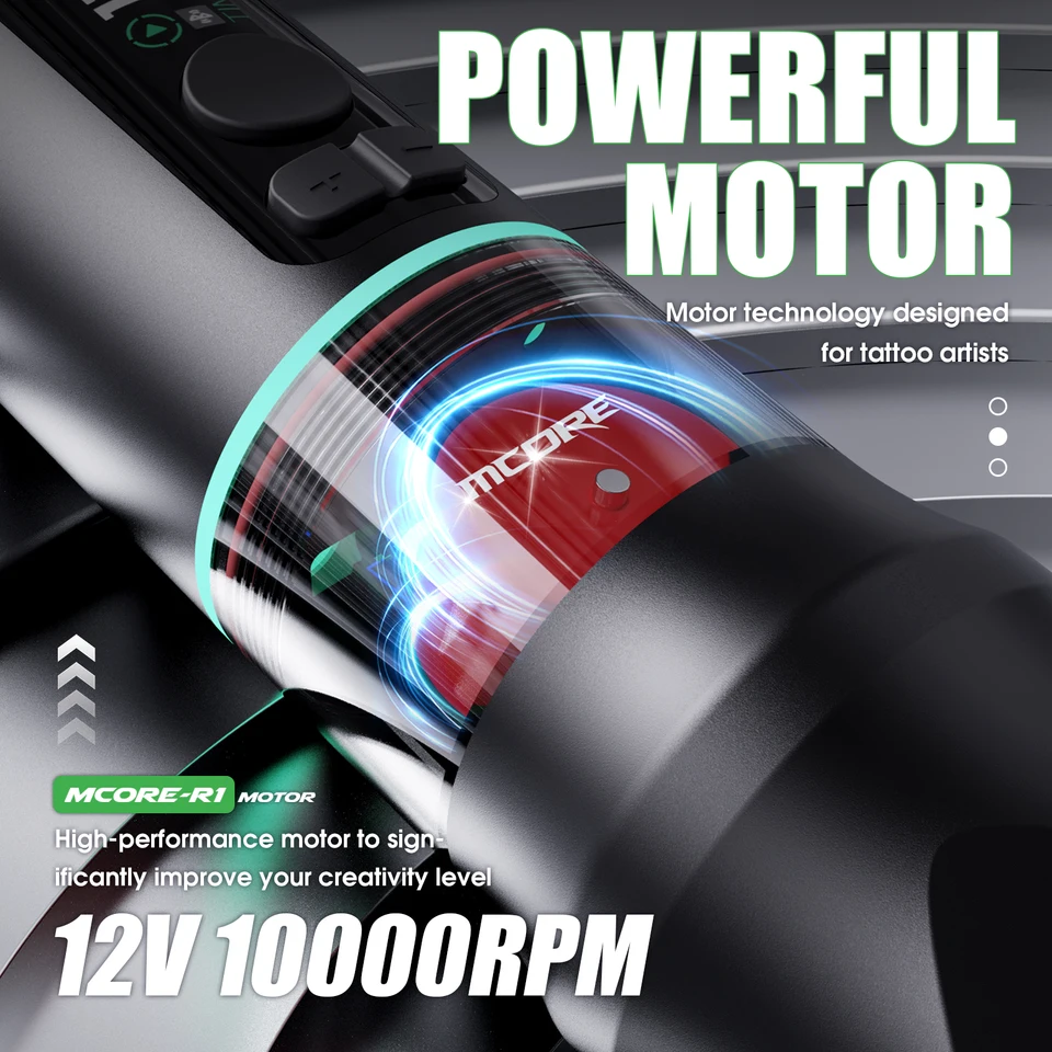 New Arrivals Dragonhawk X20 Pro Wireless Tattoo Machine 2000mAh