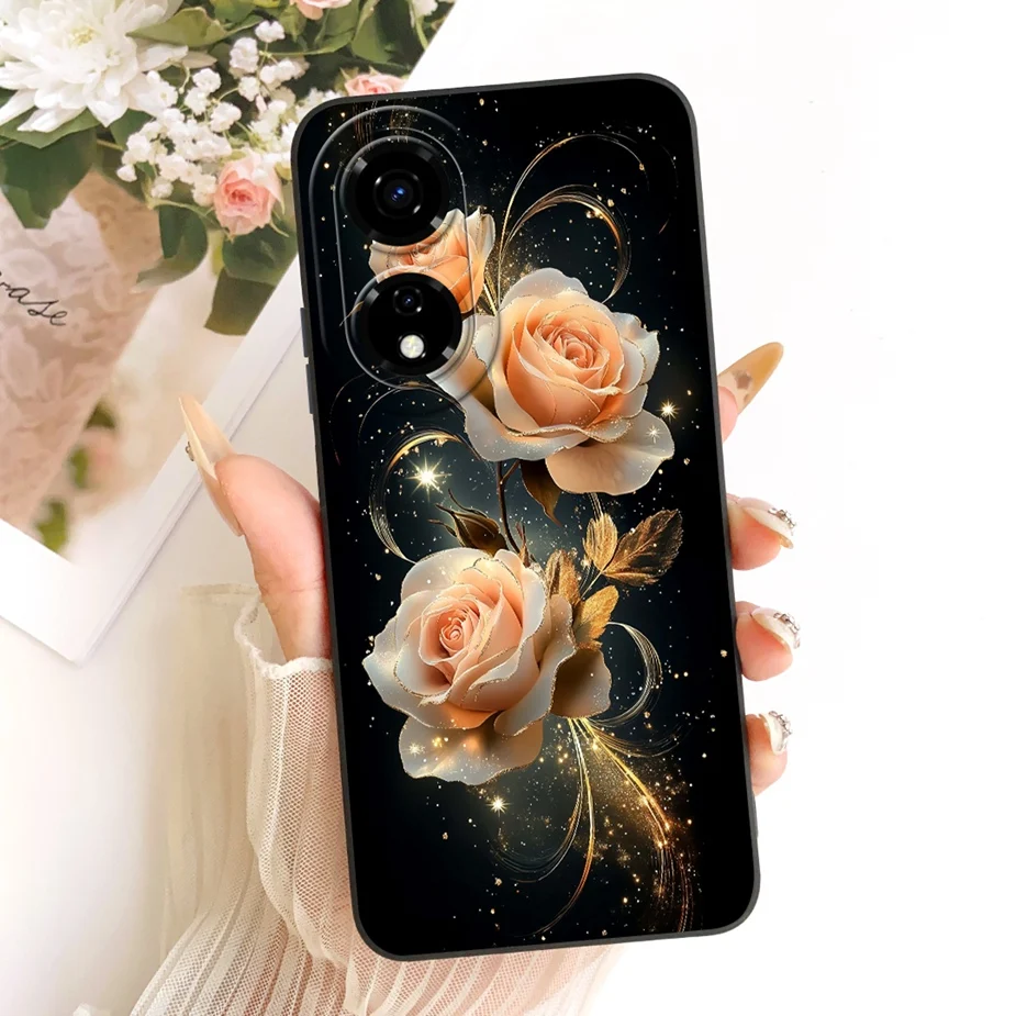 Luxury Love Heart Painted Soft Silicone Case - Stylish Protective Cover