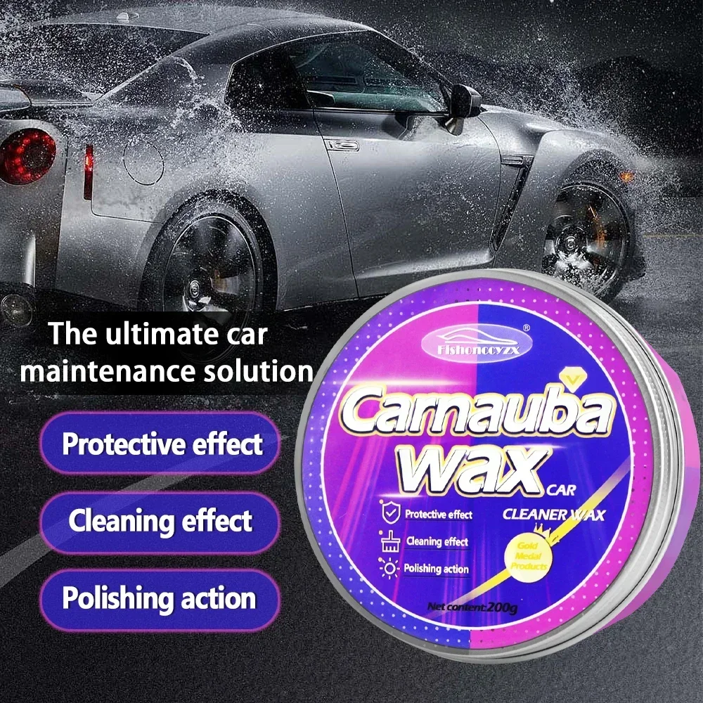 Car Wax Auto Paint Care Carnauba Paste Wax Brazilian Polishing Paste High Gloss Shine Super Hydrophobic Coating Glazing
