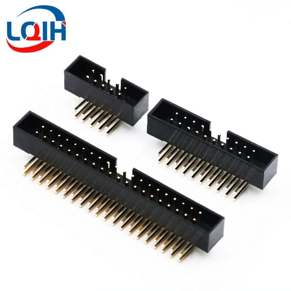 2.0mm Pitch FC 6/8/10/12/14/16/18/20/24/26/30/34/40/50Pin Female IDC Socket Connector Ribbon Cable DC3 Header Male Socket 10PCS