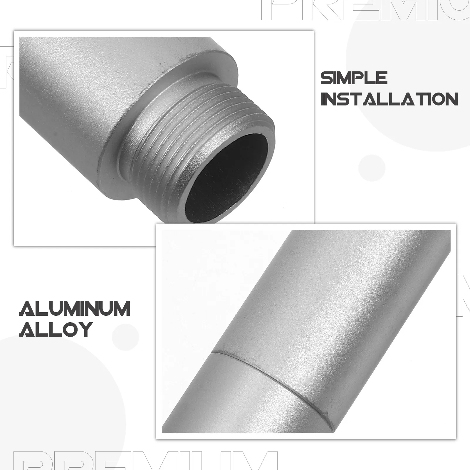 1세트 전문가용 마이크 연장봉 키트 데스크 마운팅용 견고한 스탠드 어댑터 라이브 스트리밍 녹음 안정화 및