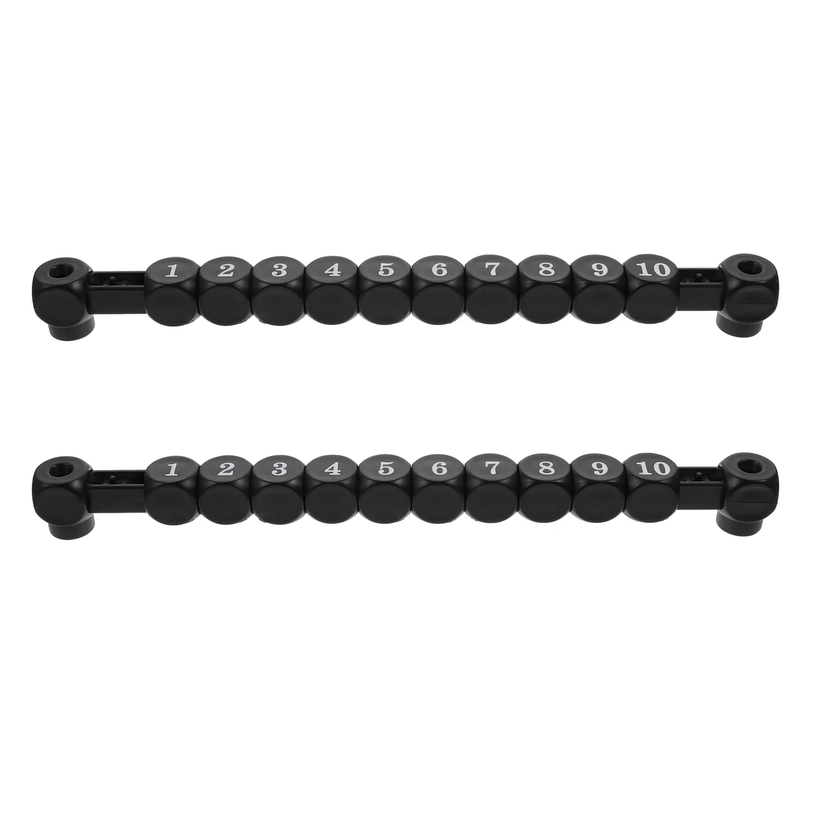 

2pcs Multipurpose Scoring Counters for Desktop Games Scoring Gadget (Black)