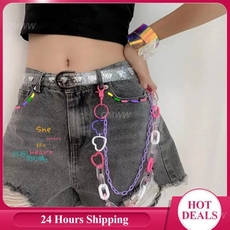 

Key Chain Variety Of Styles Alloy Double Resin Chain Belts Hip Hop Trend Fashion Appearance Weight Size As Shown In The Figure