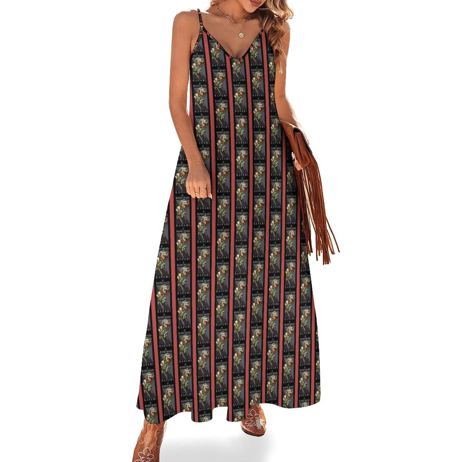 

BAND MAID Guitarist (KANAMI) Sleeveless Dress Woman clothing Aesthetic clothing