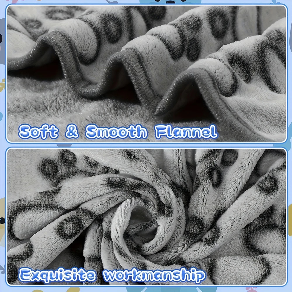 Soft Paw Print Pet Blanket 3