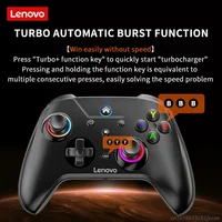 New Lenovo S02 Wireless Controller Bluetooth Gamepad for Nintendo Switch,PC,Android TV,IOS PC Joysticks Six-axis Dual Vibration 6