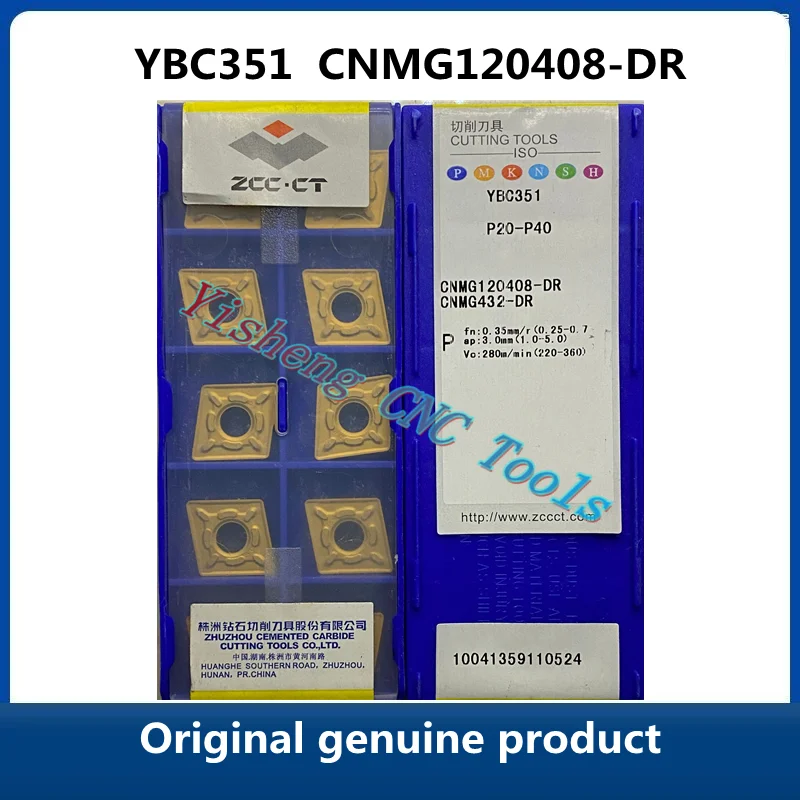 

Original genuine product ZCC CT CNMG YBC151 YBC152 CNMG120408-DR YBC351 YBC251 YBD102 CNC Turning Tool Lathe Cutter Tools