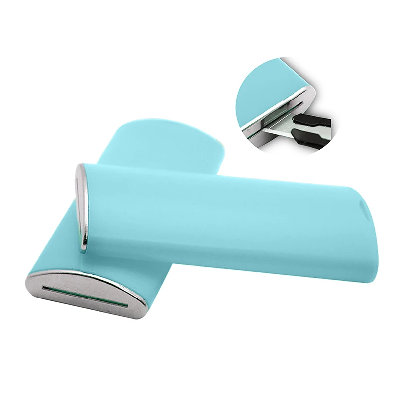 Metal Waste Blade Storage Box Safety Professional Blade Disposal Container Vinyl Carbon Fiber queegee Tool convenient
