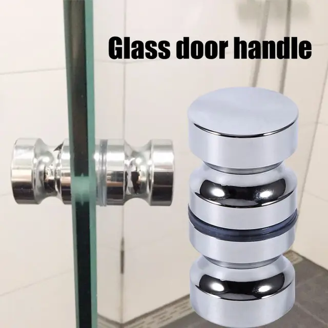 Stylish and Practical: 1PC Bathroom Glass Door Knob