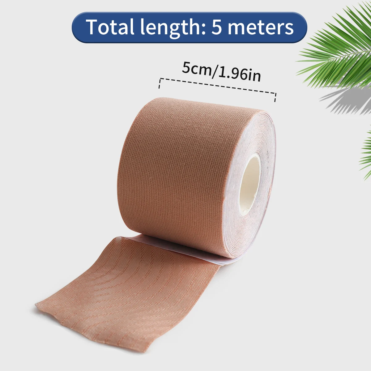 5Cm*5M/Roll Invisible Push-Up Breast Enhancement Tape Breathable Elastic Fabric Self-Adhesive Push Nippl