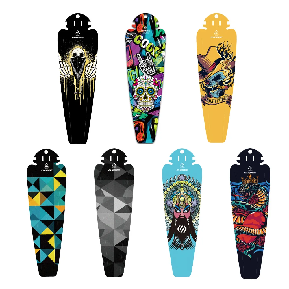 CHOOEE Bike Rear Fender Mud Guard Green Mountain Road Bicycle Saddle Mudguard Cycling Accessories Part