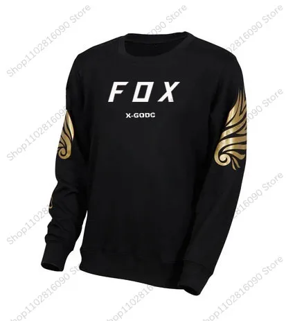 

X-GODC FOX Summer MTB Road Motocross Shirt Men Breathable Mountain Bike Mtb Long Sleeve Racing Quick-drying Cycling Jersey