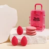 Mini Suitcase Makeup Sponge Portable Finger Makeup Egg Small Concealer Makeup Puff Dry And Wet Cosmetic Sponge Beauty Tool 3