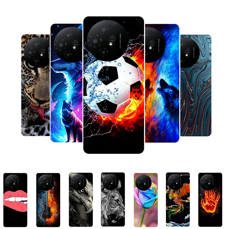 Football Design Soft Silicone Phone Case - Durable Back Cover