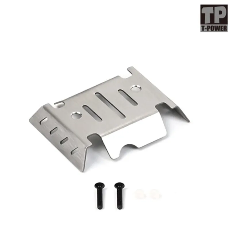 Stainless Steel Front Skid Plate Metal Chassis Armor For CROSS RC 1/8 EMOX RC Car Electric Remote Control Model Crawler Accessor
