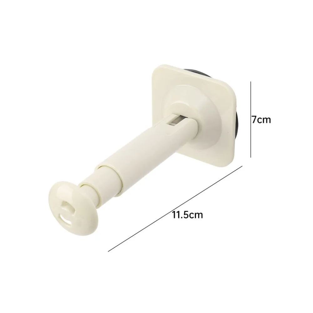 Wall Mounted Plastic Suction Cup Towel Storage Rack