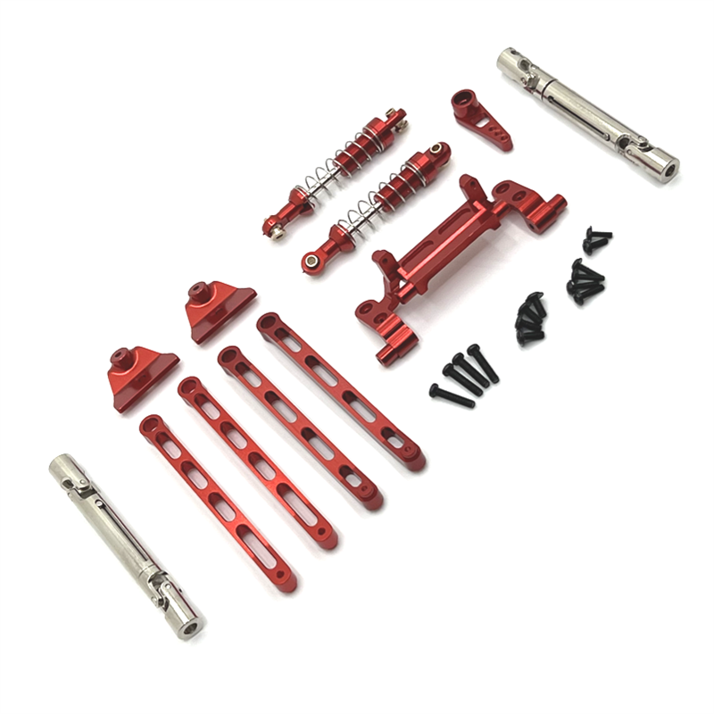 RC Car Parts Metal Upgrade Parts Pull Rod Shock Absorber Set Fit For MN1/12 MN168 MN82 LC79 MN78 Remote Control Car Accessories