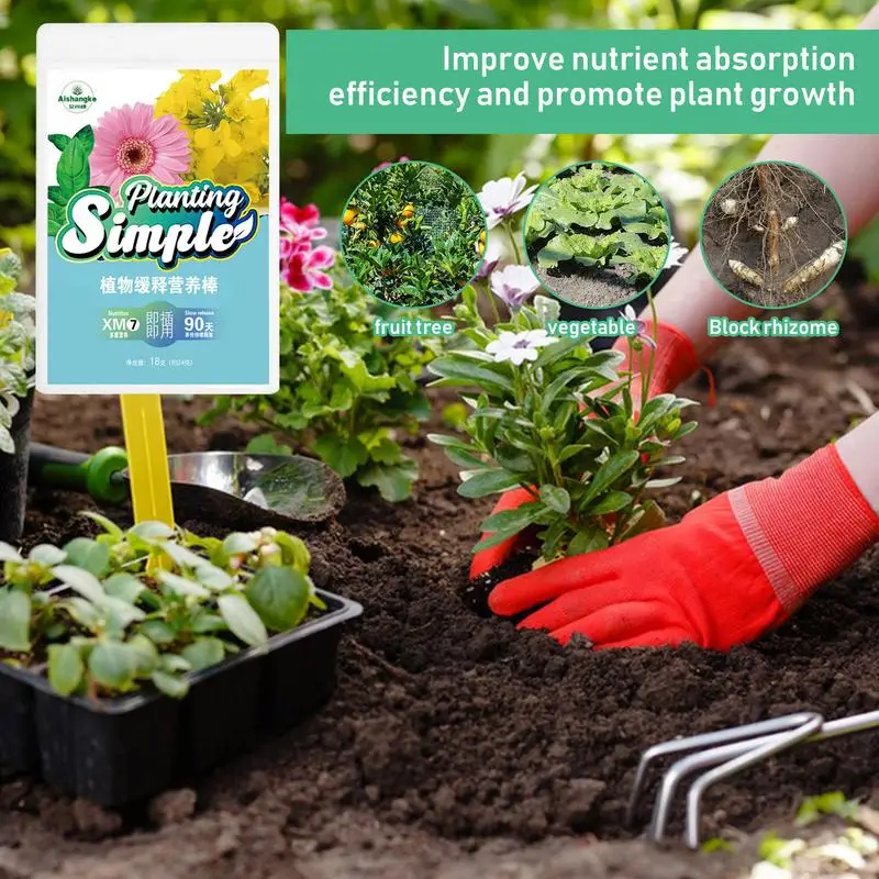 

Plant nutrition bar Universal Potted Plants Fertilizer Bars Highly concentrated Water Soluble Organic Fertilizer Houseplant Food