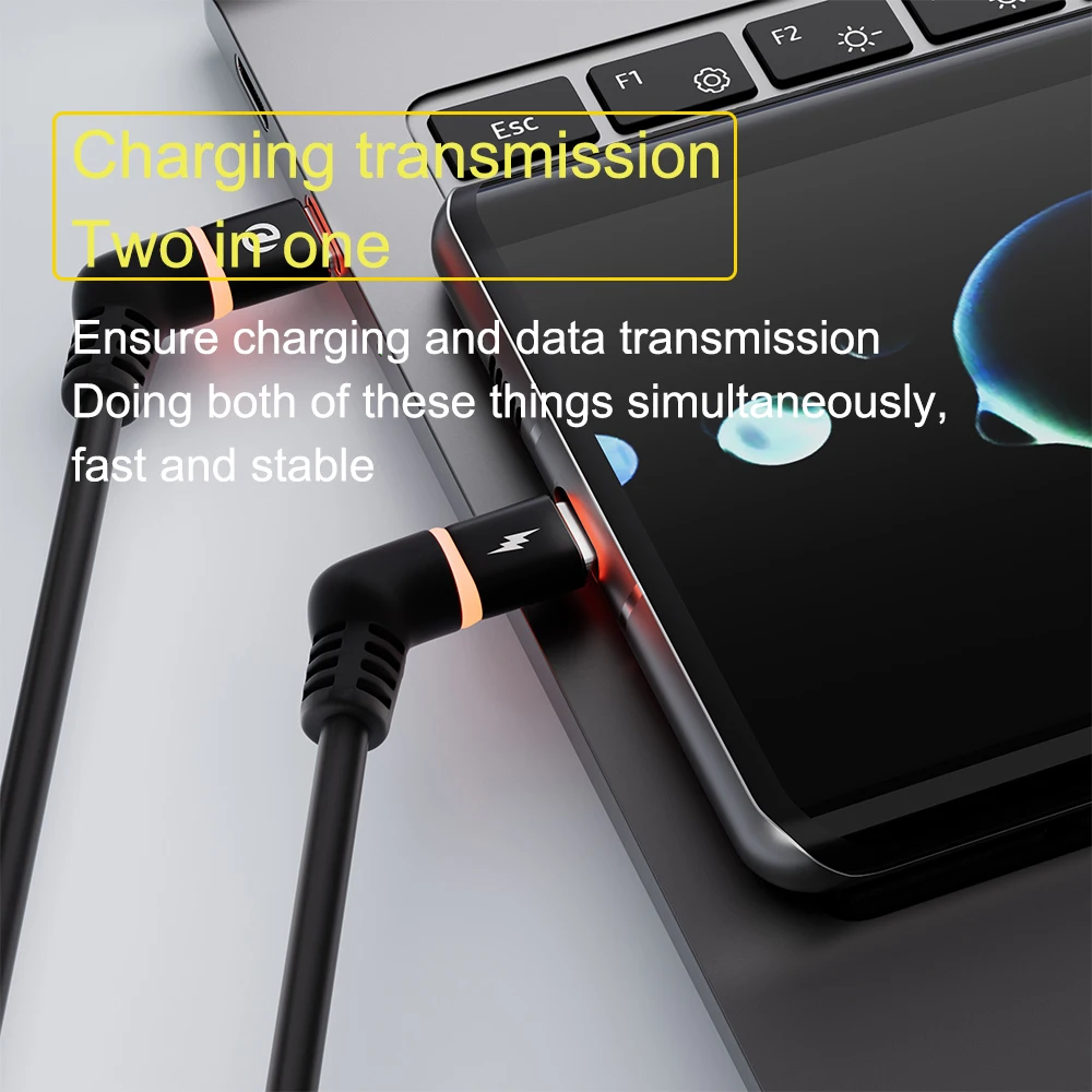 Universal High-Speed USB-C Charging Cable – 60W PD & QC 3.0 Fast Charge