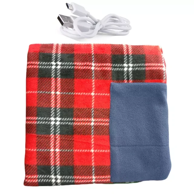 Namų USB įkraunamas elektrinis šildymas šiltas minkštas antklodė ant kelių