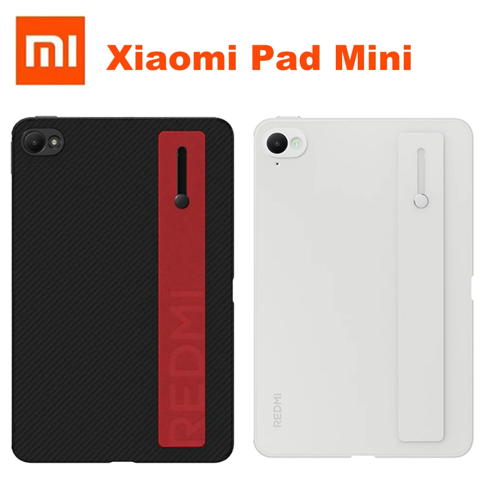 Premium PU Leather & Carbon Fiber Tablet Stand Case - Handheld Design with Stand Functionality
