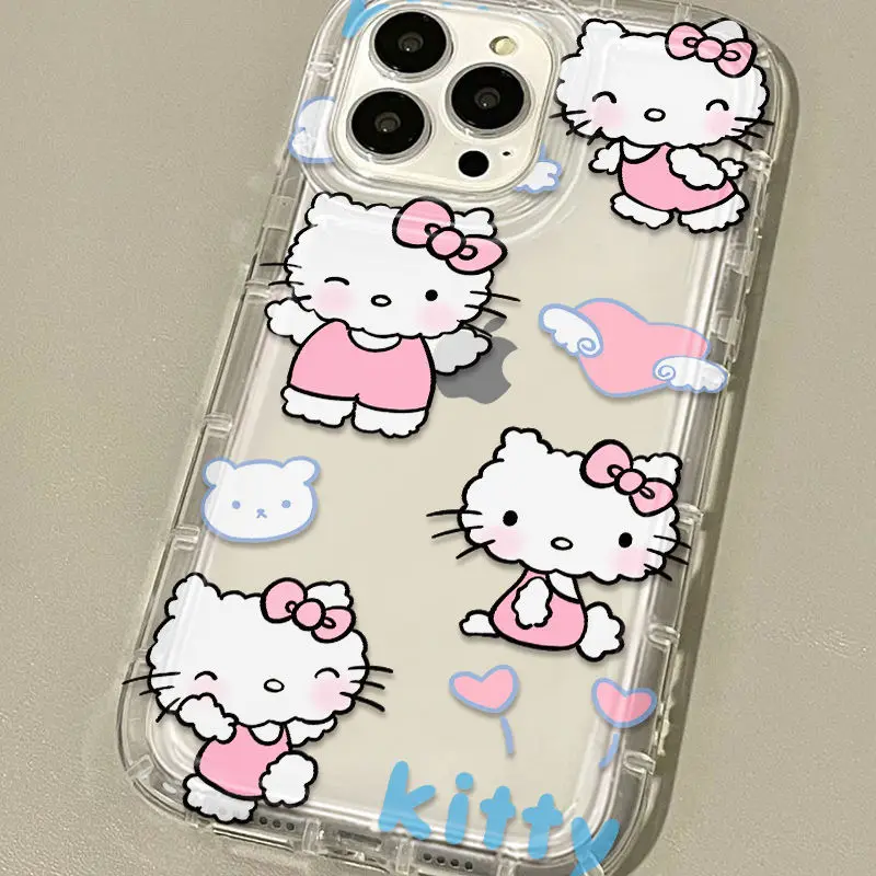 thumbnail image 1 of Sanrio funda transparente Hello Kitty para Xiaomi Redmi Note 12 Pro Plus Turbo 12S 11 11S 10 10S 9 9S 9T 8 12C 10C 10X 9A, 1 of 5