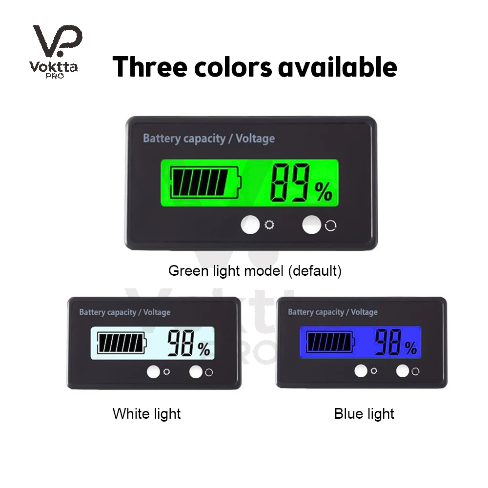 DC 12V 24V 36V 48V 60V 72V LCD 디지털 전압 표시기 GY-6GS..