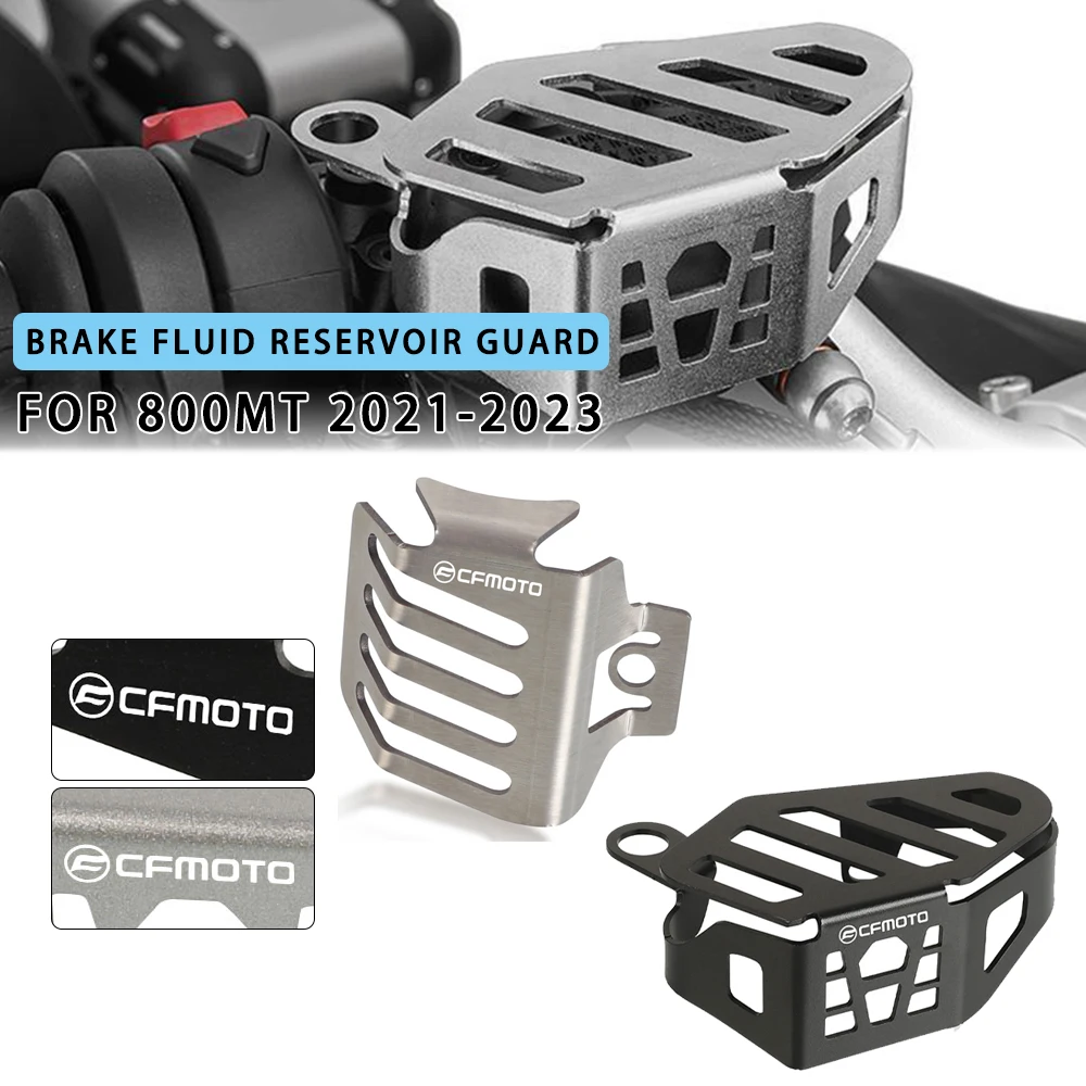 

Motorcycle Aluminium Parts Front And Rear Brake Fluid Reservoir Guard Cover Protector FOR CFMOTO 800MT 800 MT 2021 2022 2023