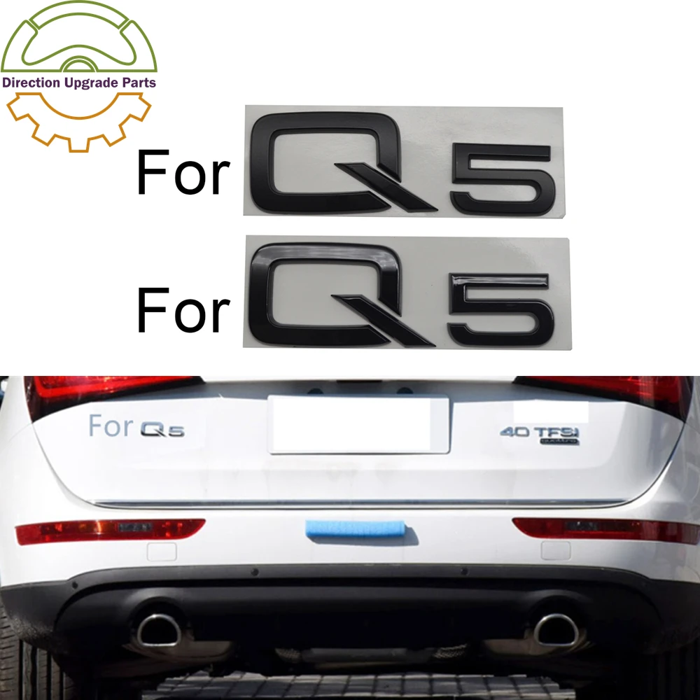 

Наклейка на кузов автомобиля для Audi Q5, черный матовый глоссарий, черный