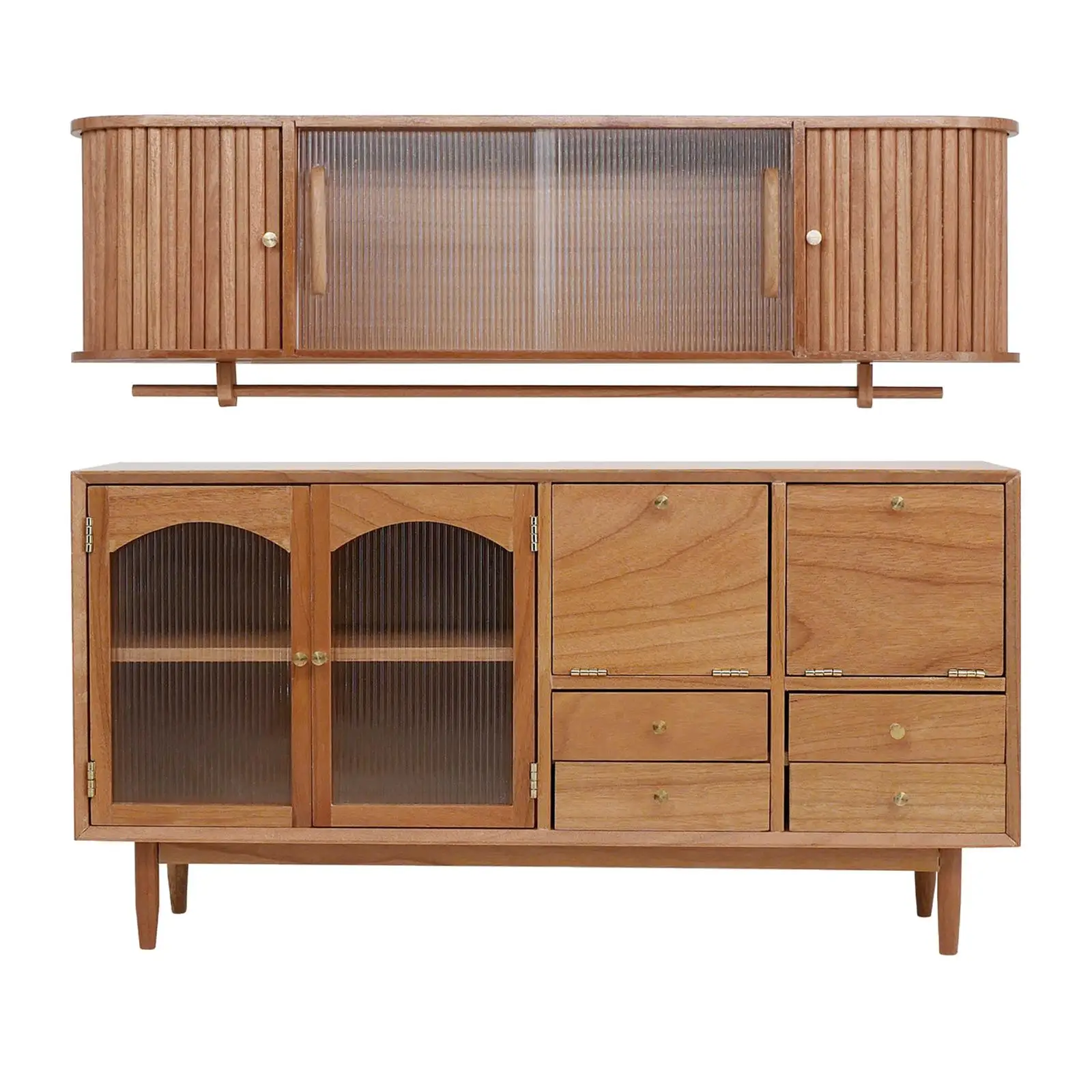 

1:6 Dollhouse Storage Cabinet Scene Model Wooden Cabinet Cupboard Furniture