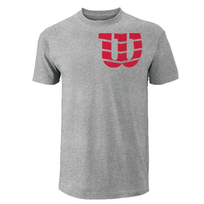 WILSON New Tennis Crew Neck Sports Short-sleeved T-shirt Men's and Women's Tops
