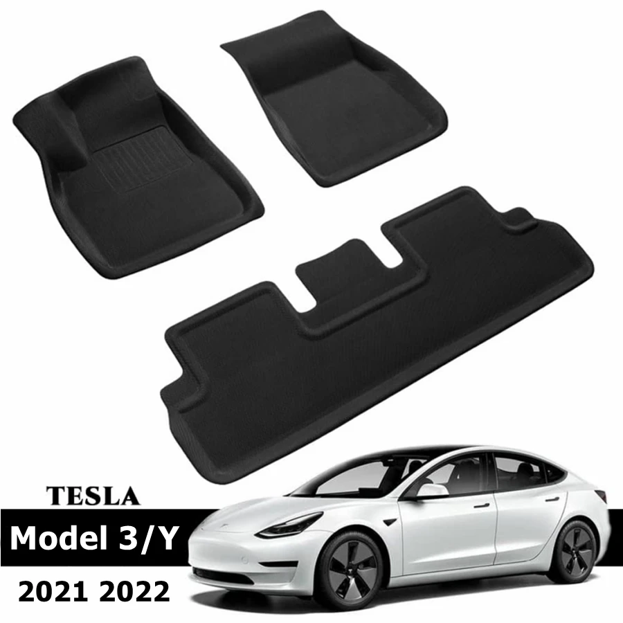 Fußmatten Kofferraum matte für Tesla Modell 3 y bis links rechts